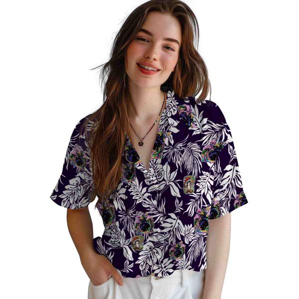 Psychedelic Tropical Leaf Hawaiian Shirt Trendy