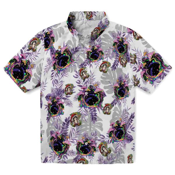 Psychedelic Tropical Leaves Hawaiian Shirt Best selling