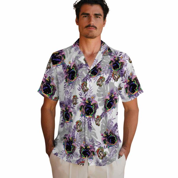 Psychedelic Tropical Leaves Hawaiian Shirt High quality