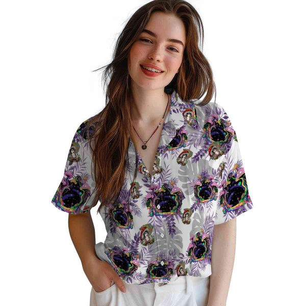 Psychedelic Tropical Leaves Hawaiian Shirt Trendy