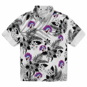 Punk Hibiscus Palm Leaves Hawaiian Shirt Best selling