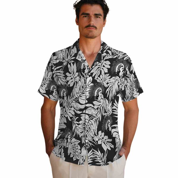 Punk Monstera Leaf Pattern Hawaiian Shirt High quality