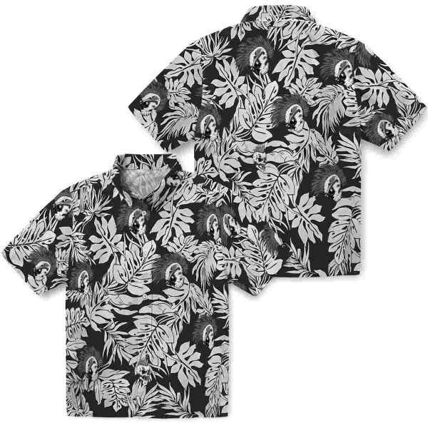 Punk Monstera Leaf Pattern Hawaiian Shirt Latest Model