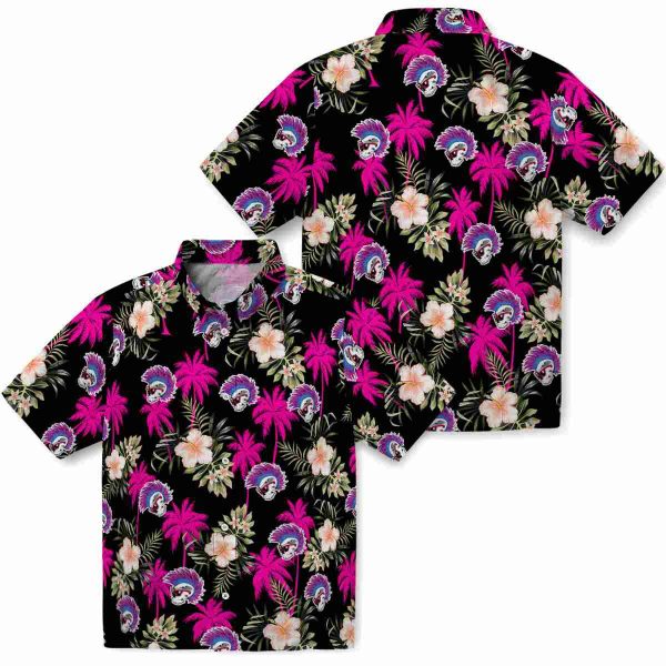 Punk Palm Tree Flower Hawaiian Shirt Latest Model