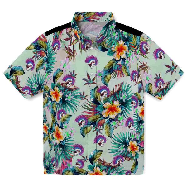 Punk Tropical Foliage Hawaiian Shirt Best selling