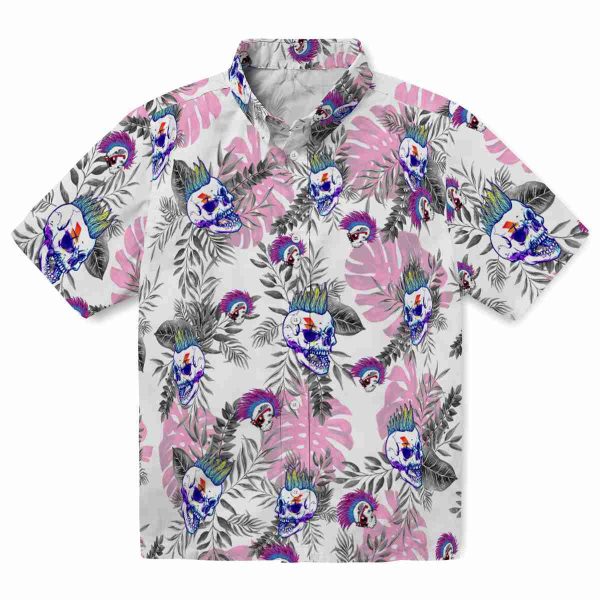 Punk Tropical Leaves Hawaiian Shirt Best selling