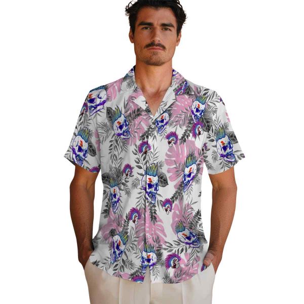 Punk Tropical Leaves Hawaiian Shirt High quality