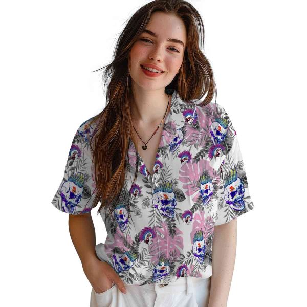 Punk Tropical Leaves Hawaiian Shirt Trendy