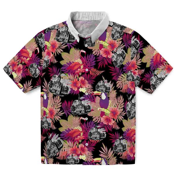 Puritan Floral Toucan Hawaiian Shirt Best selling