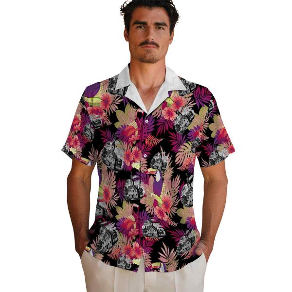 Puritan Floral Toucan Hawaiian Shirt High quality