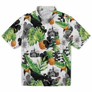 Puritan Toucan Hibiscus Pineapple Hawaiian Shirt Best selling