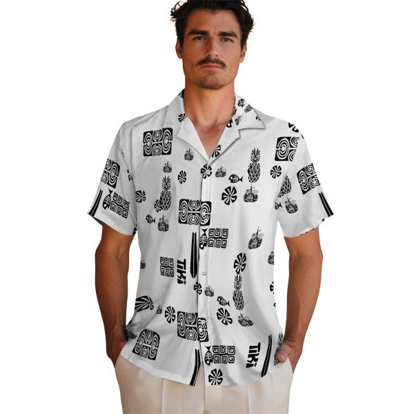 Puritan Tribal Symbols Hawaiian Shirt High quality