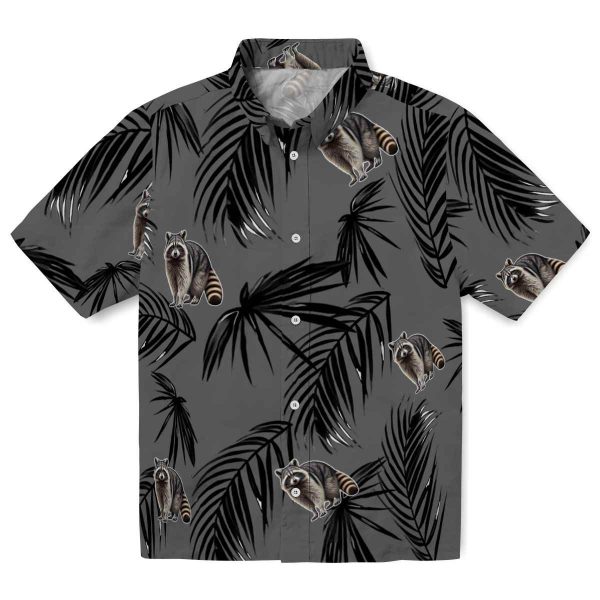 Raccoon Palm Leaf Hawaiian Shirt Best selling