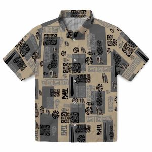 Raccoon Tribal Symbols Hawaiian Shirt Best selling