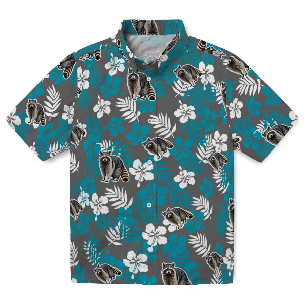 Raccoon Tropical Floral Hawaiian Shirt Best selling