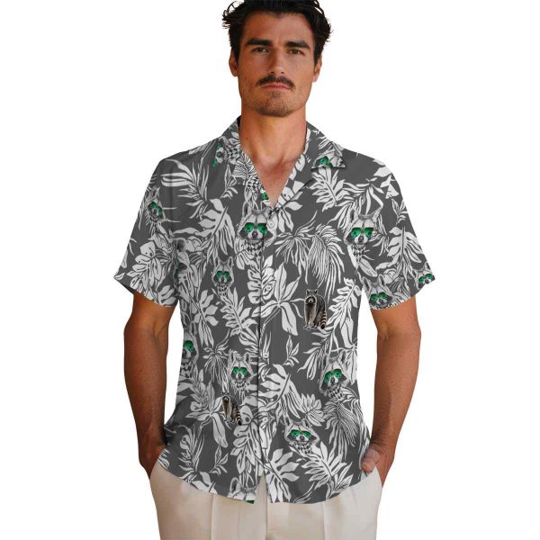 Raccoon Tropical Leaf Hawaiian Shirt High quality