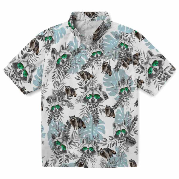 Raccoon Tropical Leaves Hawaiian Shirt Best selling