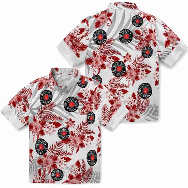 Rock And Roll Hibiscus Palm Leaves Hawaiian Shirt Latest Model