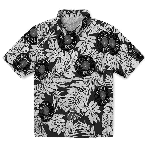 Rock And Roll Monstera Leaf Pattern Hawaiian Shirt Best selling