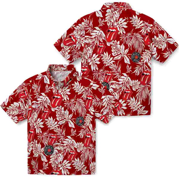 Rock And Roll Tropical Leaf Hawaiian Shirt Latest Model