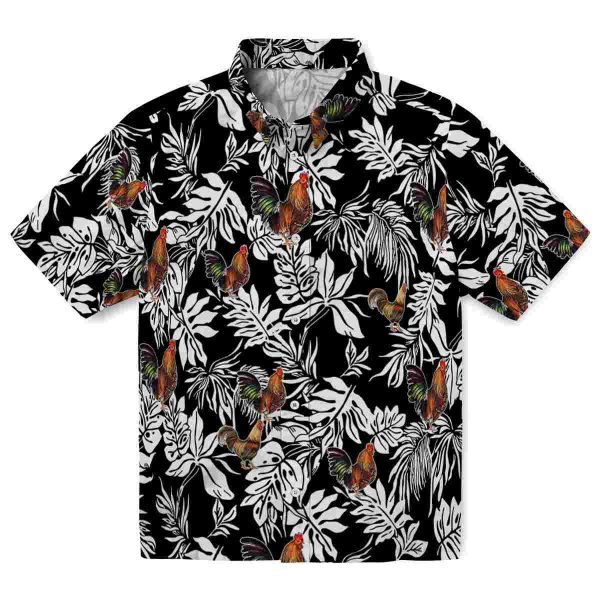 Rooster Tropical Leaf Hawaiian Shirt Best selling