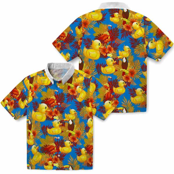 Rubber Duck Floral Toucan Hawaiian Shirt Latest Model