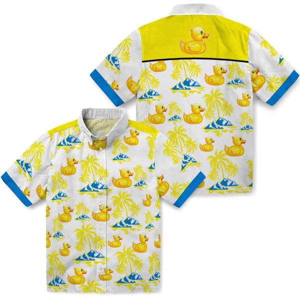 Rubber Duck Palm Island Print Hawaiian Shirt Latest Model