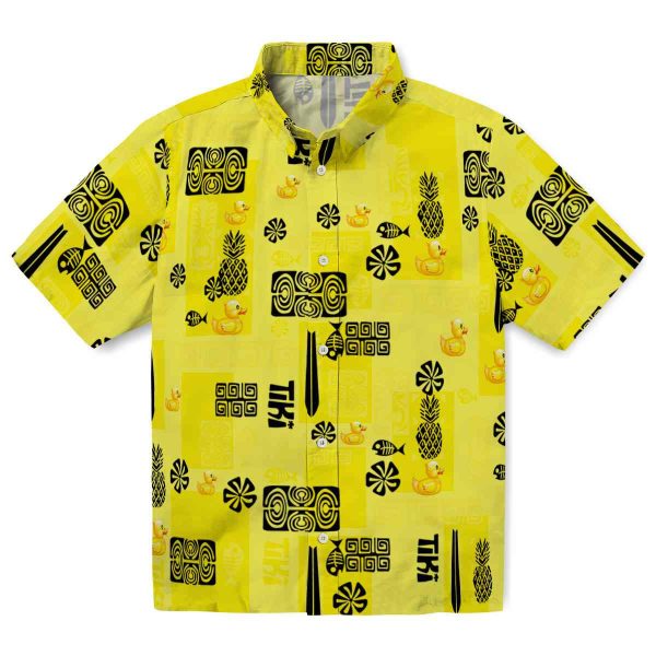 Rubber Duck Tribal Symbols Hawaiian Shirt Best selling