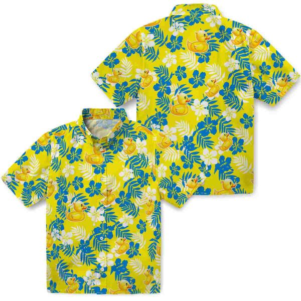 Rubber Duck Tropical Floral Hawaiian Shirt Latest Model