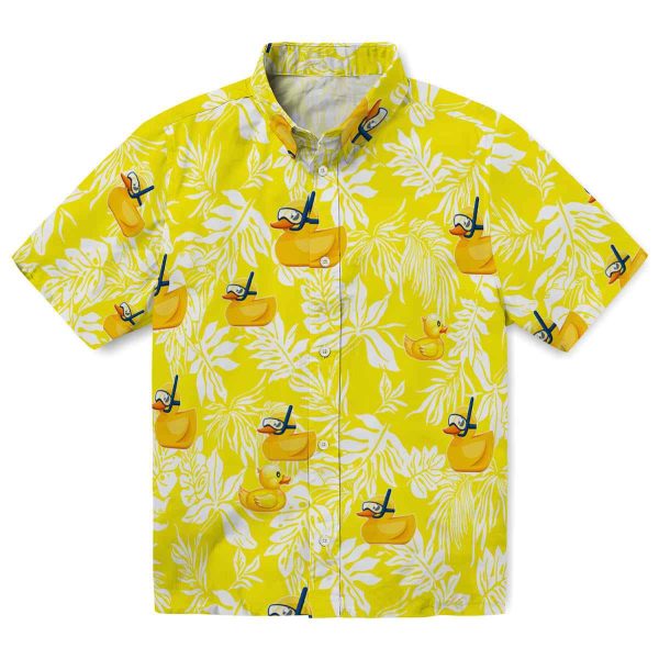 Rubber Duck Tropical Leaf Hawaiian Shirt Best selling