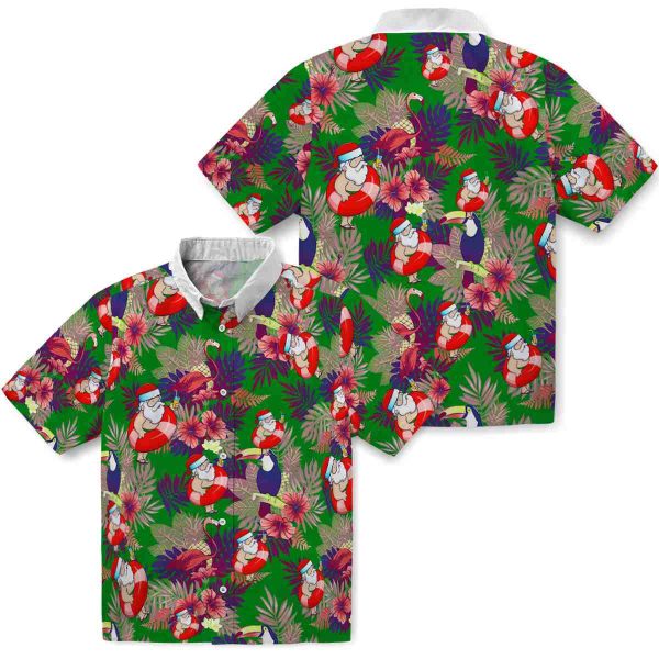 Santa Floral Toucan Hawaiian Shirt Latest Model