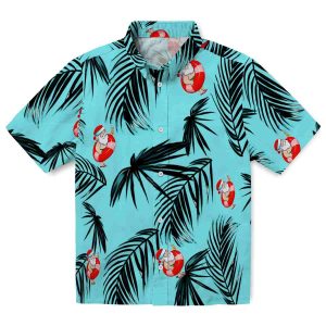 Santa Palm Leaf Hawaiian Shirt Best selling