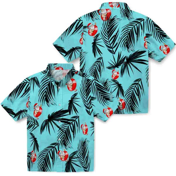 Santa Palm Leaf Hawaiian Shirt Latest Model