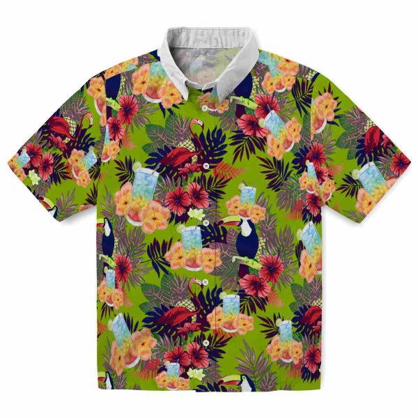 Scotch And Soda Floral Toucan Hawaiian Shirt Best selling