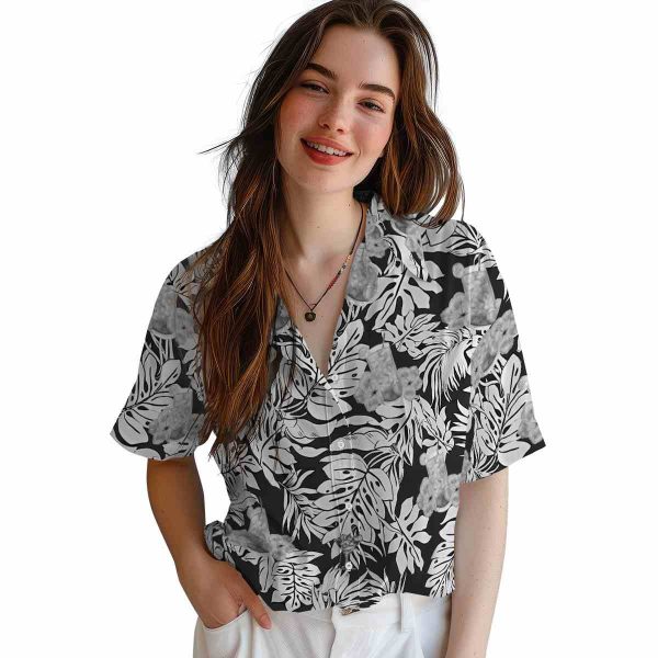 Scotch And Soda Monstera Leaf Pattern Hawaiian Shirt Trendy