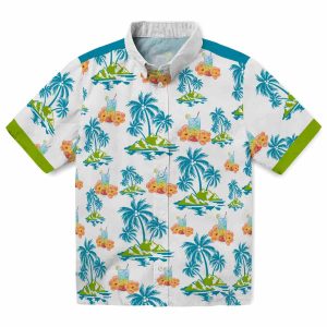 Scotch And Soda Palm Island Print Hawaiian Shirt Best selling