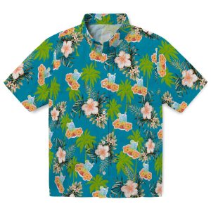 Scotch And Soda Palm Tree Flower Hawaiian Shirt Best selling