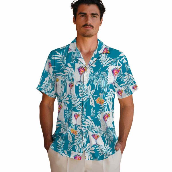 Scotch And Soda Tropical Leaf Hawaiian Shirt High quality