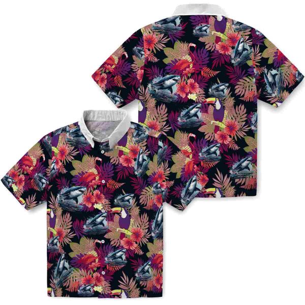 Shark Floral Toucan Hawaiian Shirt Latest Model