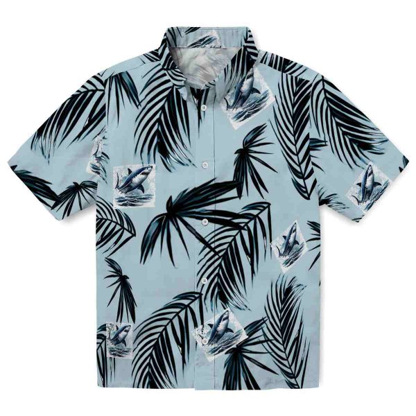Shark Palm Leaf Hawaiian Shirt Best selling