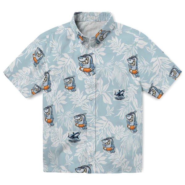 Shark Tropical Leaf Hawaiian Shirt Best selling