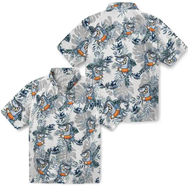 Shark Tropical Leaves Hawaiian Shirt Latest Model