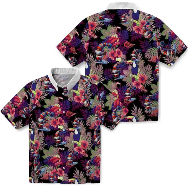 Skiing Floral Toucan Hawaiian Shirt Latest Model