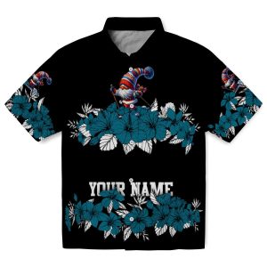 Skiing Hibiscus Stripe Hawaiian Shirt Best selling