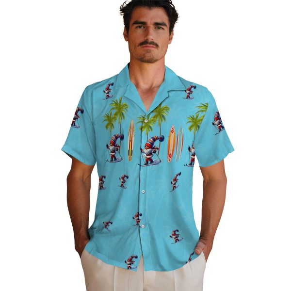 Skiing Surfboard Palm Hawaiian Shirt High quality