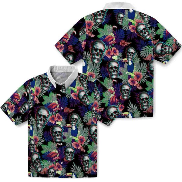 Skull Floral Toucan Hawaiian Shirt Latest Model