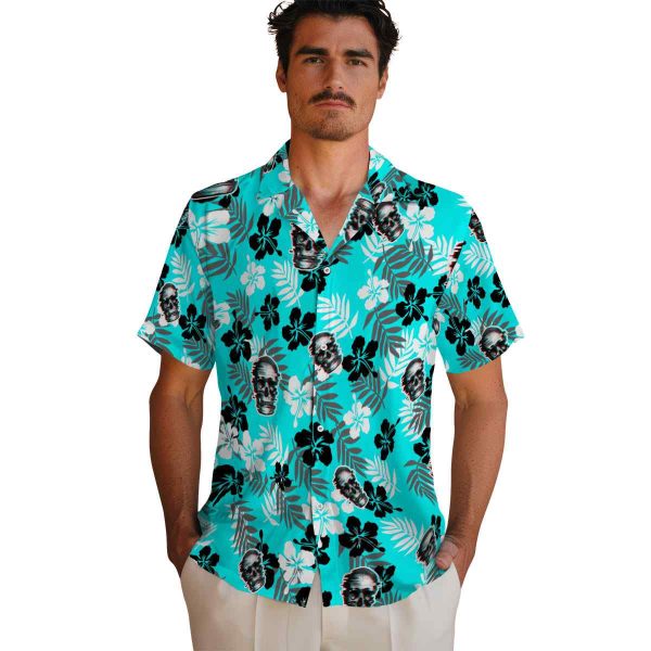 Skull Tropical Floral Hawaiian Shirt High quality