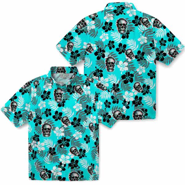 Skull Tropical Floral Hawaiian Shirt Latest Model