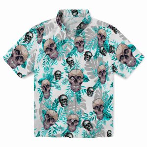 Skull Tropical Leaves Hawaiian Shirt Best selling