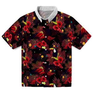 Space Floral Toucan Hawaiian Shirt Best selling